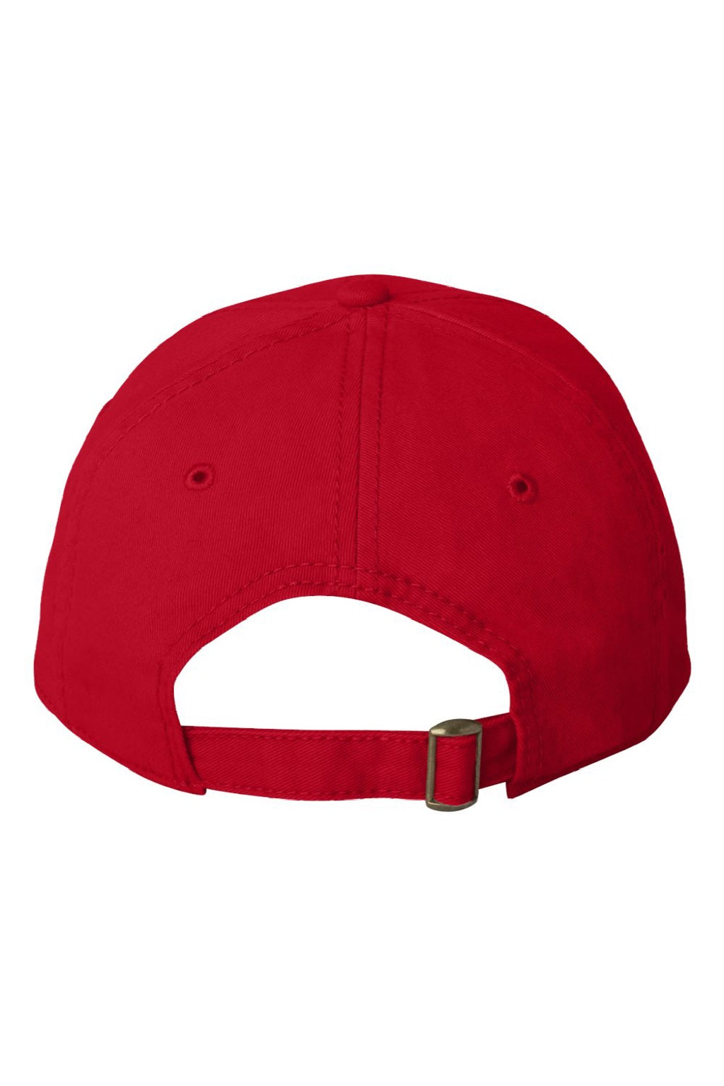 Sportsman Hats AH30 Mens Adjustable Hat Red Flat Back
