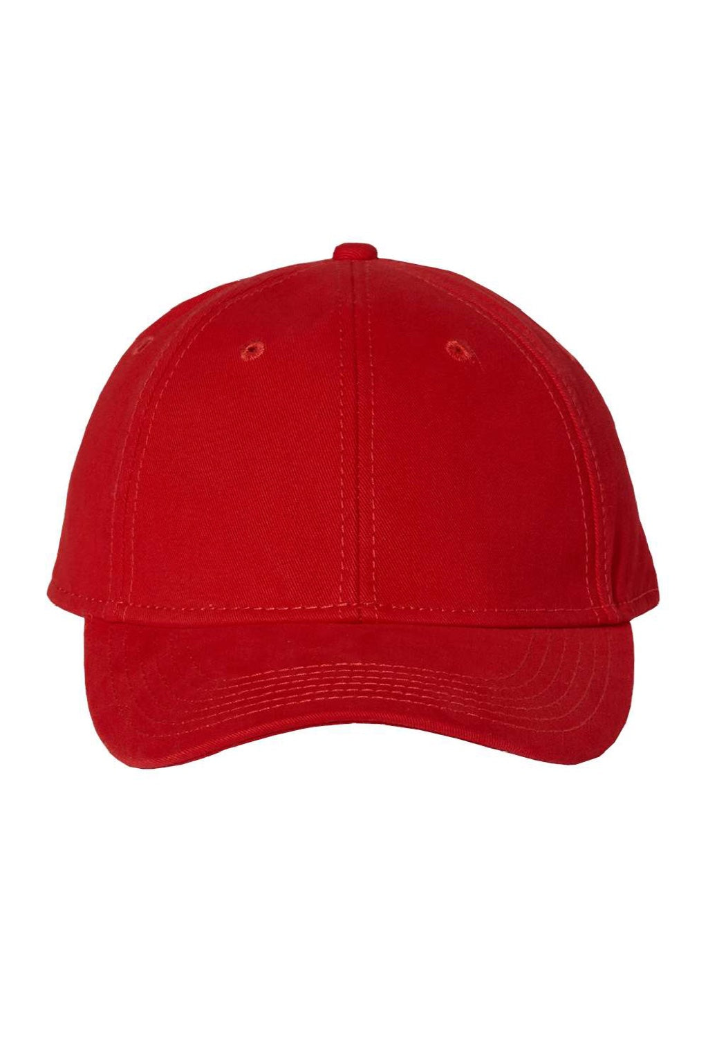 Sportsman Hats AH30 Mens Adjustable Hat Red Flat Front
