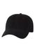 Sportsman Hats AH35 Mens Adjustable Hat Black Flat Front