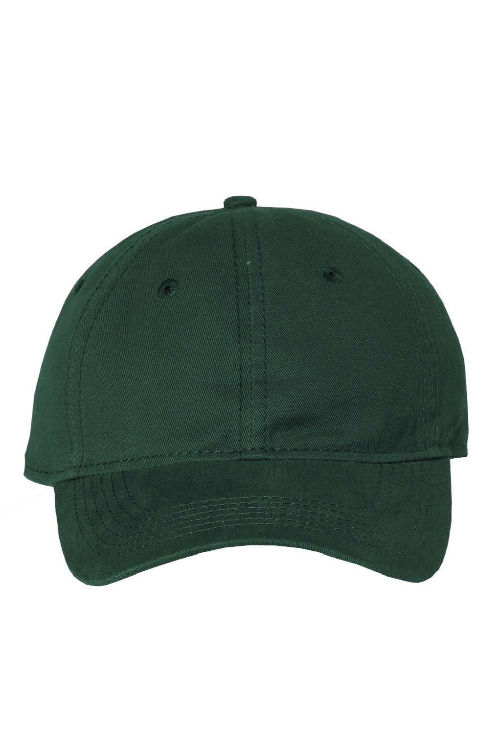 Sportsman Hats AH35 Mens Adjustable Hat Dark Green Flat Front