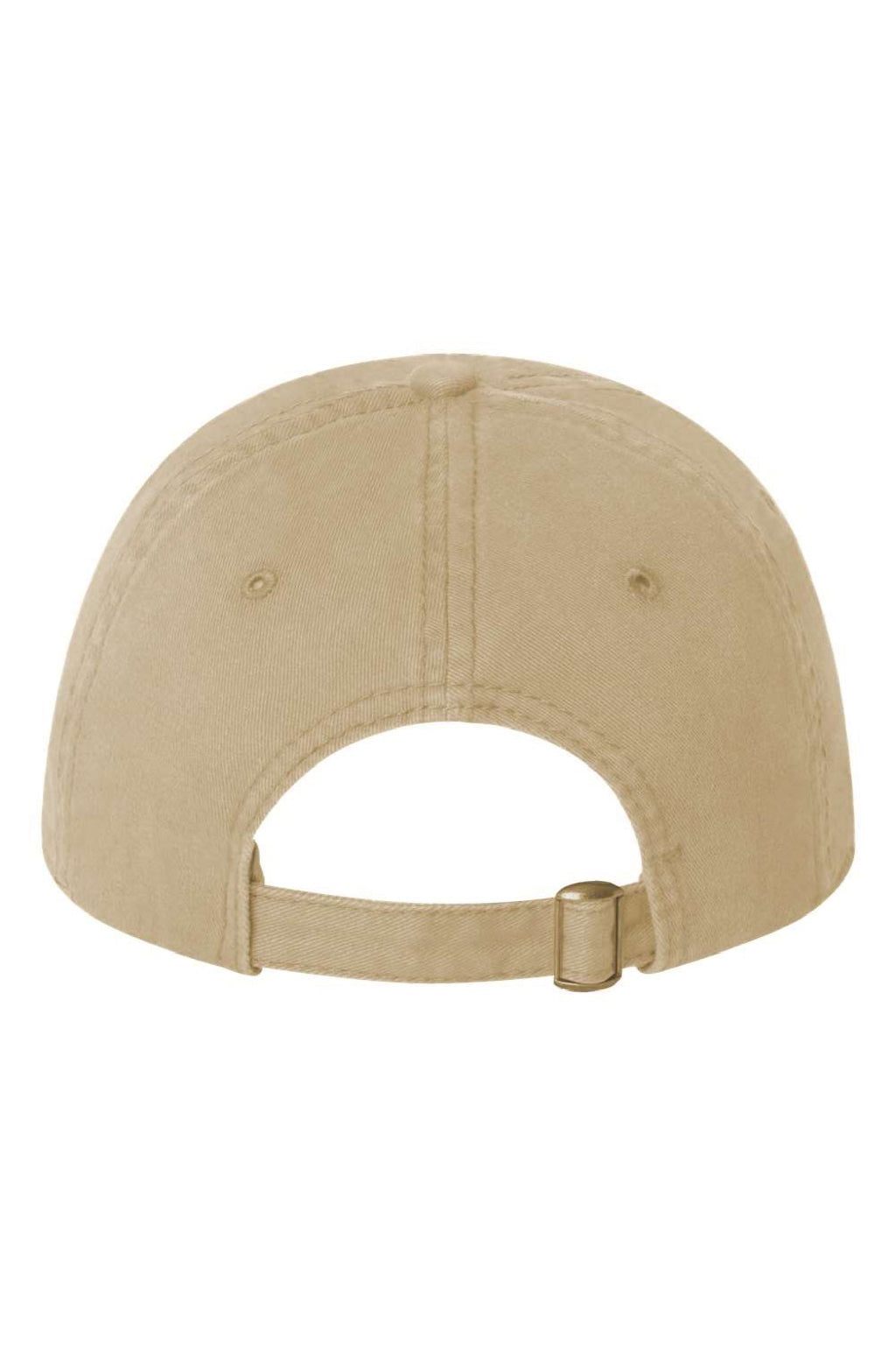 Sportsman Hats AH35 Mens Adjustable Hat Khaki Brown Flat Back