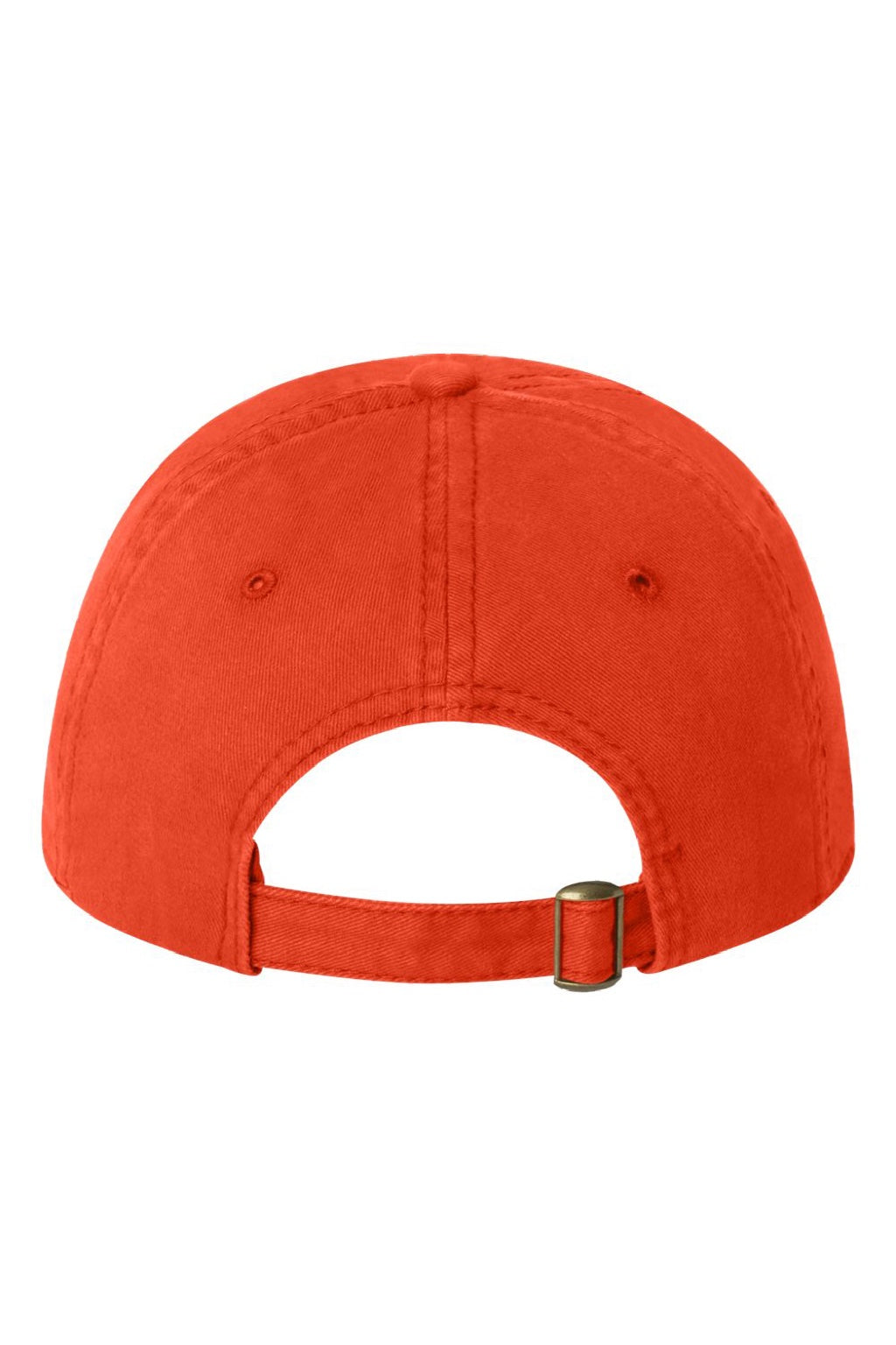 Sportsman Hats AH35 Mens Adjustable Hat Orange Flat Back