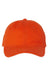 Sportsman Hats AH35 Mens Adjustable Hat Orange Flat Front