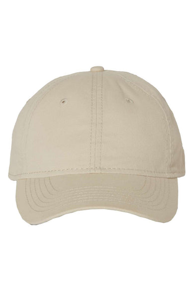 Sportsman Hats AH35 Mens Adjustable Hat Stone Flat Front