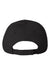 Valucap Hats 6440 Mens Econ Adjustable Hat Black Flat Back