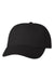 Valucap Hats 6440 Mens Econ Adjustable Hat Black Flat Front