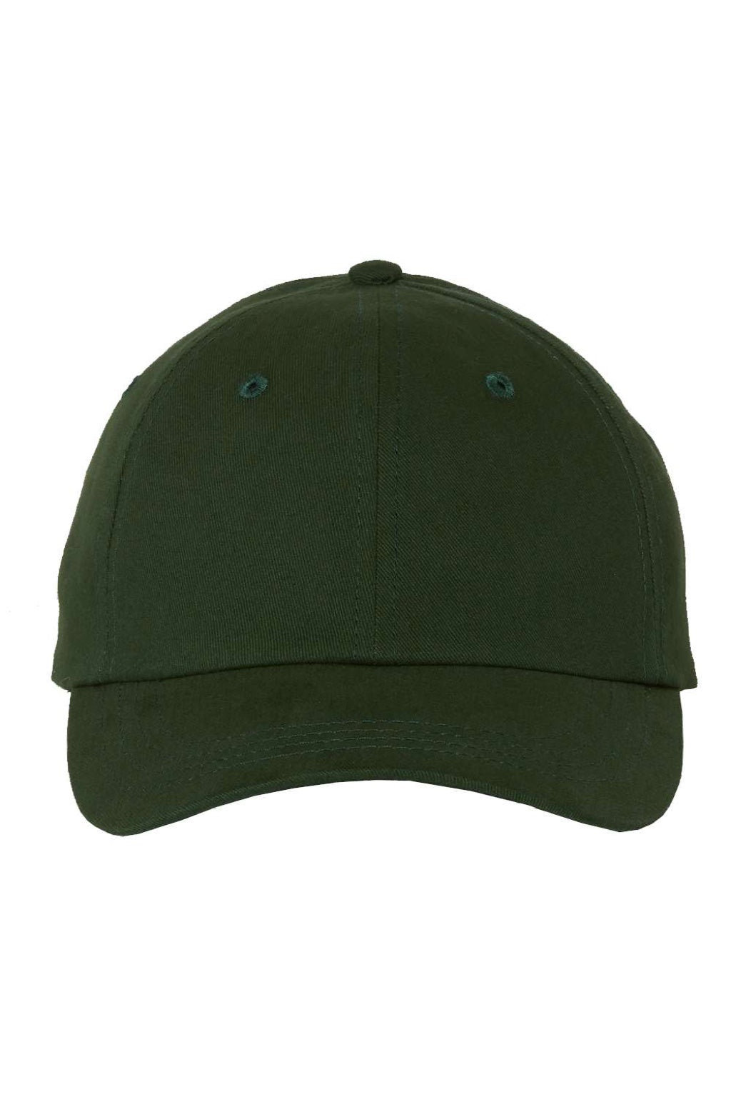 Valucap Hats 6440 Mens Econ Adjustable Hat Forest Green Flat Front
