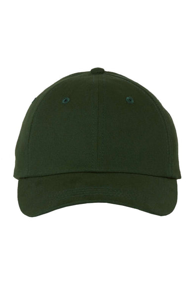 Valucap Hats 6440 Mens Econ Adjustable Hat Forest Green Flat Front