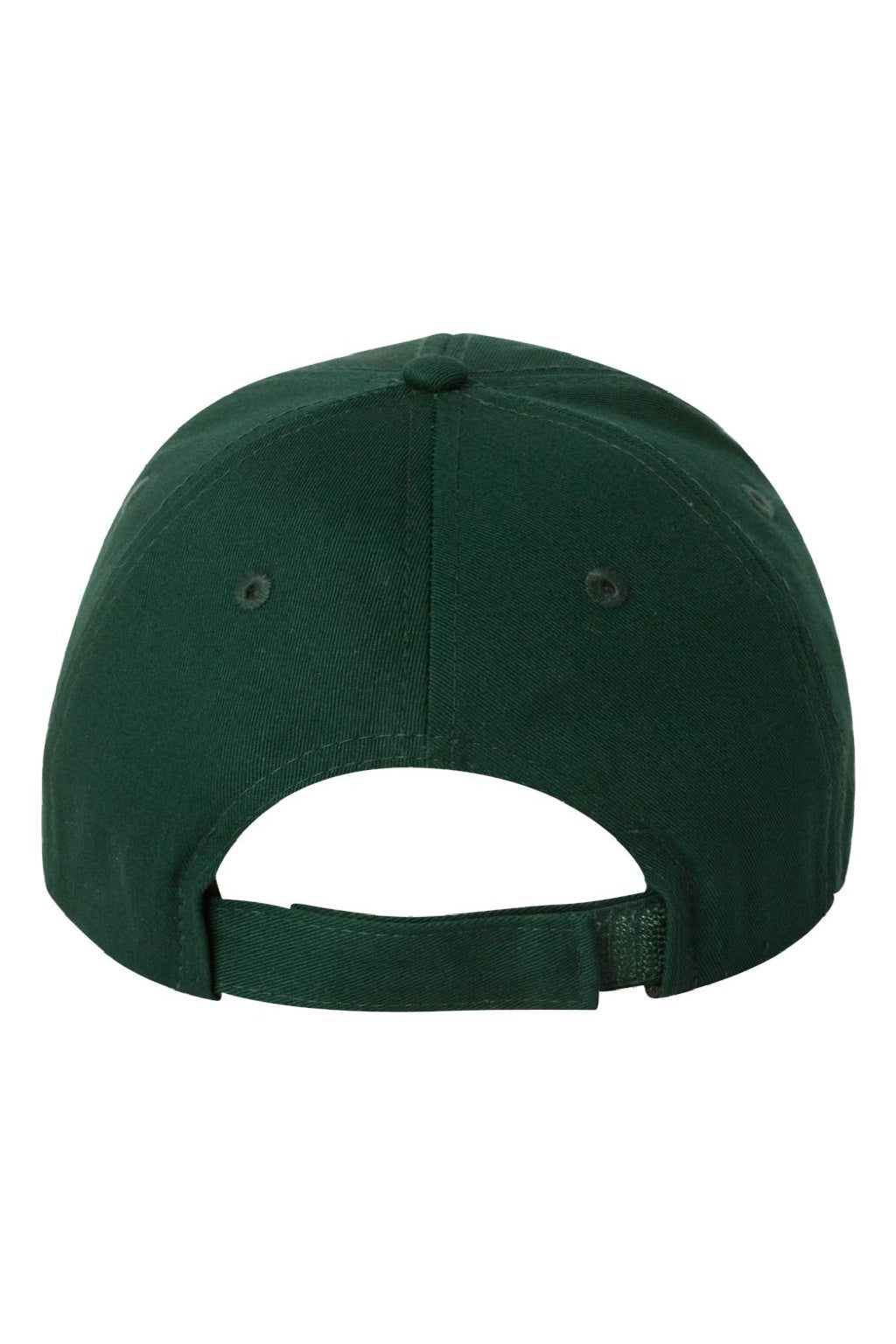 Valucap Hats VC600 Mens Chino Adjustable Hat Forest Green Flat Back