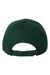 Valucap Hats VC600 Mens Chino Adjustable Hat Forest Green Flat Back