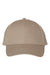 Valucap Hats VC600 Mens Chino Adjustable Hat Khaki Brown Flat Front