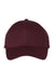 Valucap VC600 Mens Chino Hat Maroon Flat Front
