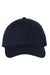 Valucap Hats VC600 Mens Chino Adjustable Hat Navy Blue Flat Front