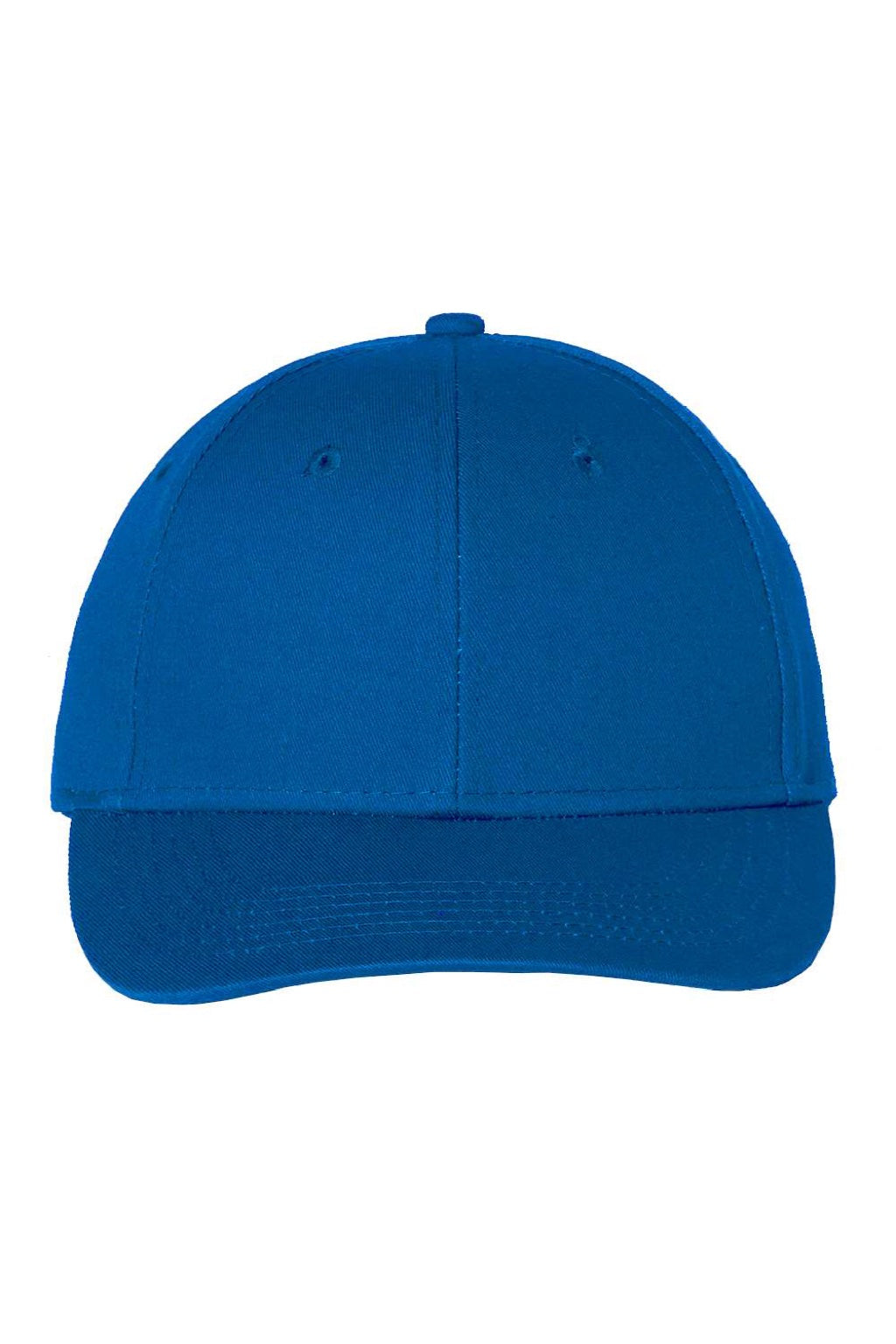 Valucap Hats VC600 Mens Chino Adjustable Hat Royal Blue Flat Front