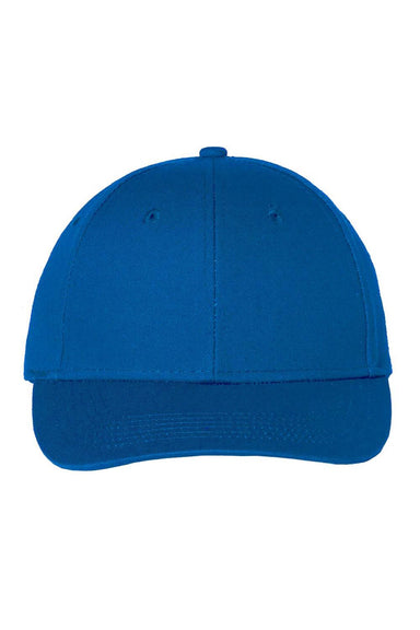 Valucap Hats VC600 Mens Chino Adjustable Hat Royal Blue Flat Front