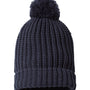 Richardson Mens Chunky Cable Beanie - Navy Blue - NEW