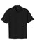 Nike 203690 Mens Tech Basic Dri-Fit Moisture Wicking Short Sleeve Polo Shirt Black Flat Front