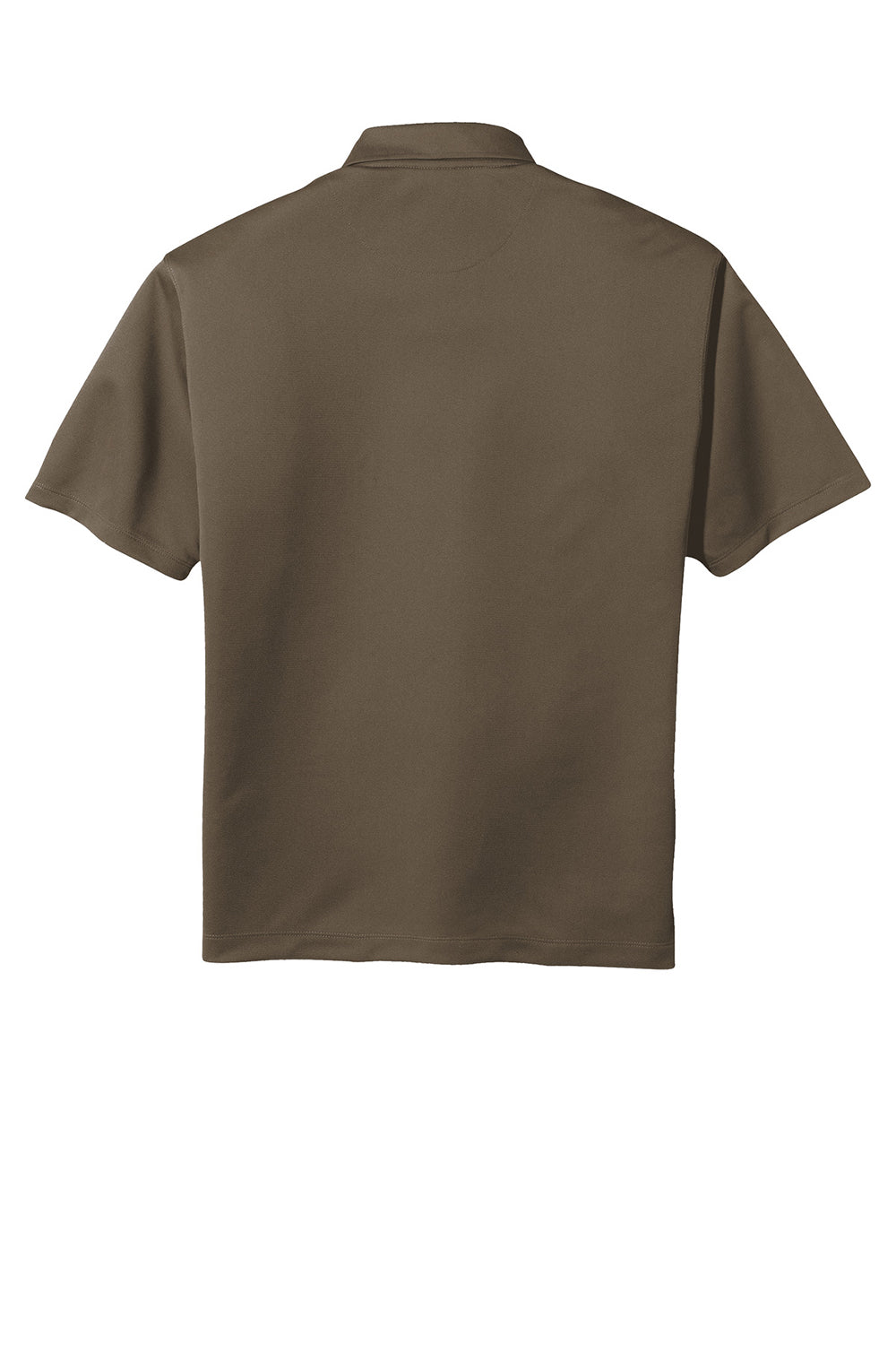 Nike 203690 Mens Tech Basic Dri-Fit Moisture Wicking Short Sleeve Polo Shirt Olive Khaki Flat Back