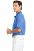 Nike 203690 Mens Tech Basic Dri-Fit Moisture Wicking Short Sleeve Polo Shirt University Blue Model Side