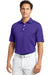 Nike 203690 Mens Tech Basic Dri-Fit Moisture Wicking Short Sleeve Polo Shirt Varsity Purple Model Front