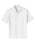 Nike 203690 Mens Tech Basic Dri-Fit Moisture Wicking Short Sleeve Polo Shirt White Flat Front