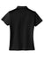 Nike 203697 Womens Tech Basic Dri-Fit Moisture Wicking Short Sleeve Polo Shirt Black Flat Back