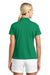 Nike 203697 Womens Tech Basic Dri-Fit Moisture Wicking Short Sleeve Polo Shirt Lucky Green Model Back