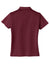 Nike 203697 Womens Tech Basic Dri-Fit Moisture Wicking Short Sleeve Polo Shirt Team Red Flat Back