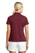 Nike 203697 Womens Tech Basic Dri-Fit Moisture Wicking Short Sleeve Polo Shirt Team Red Model Back
