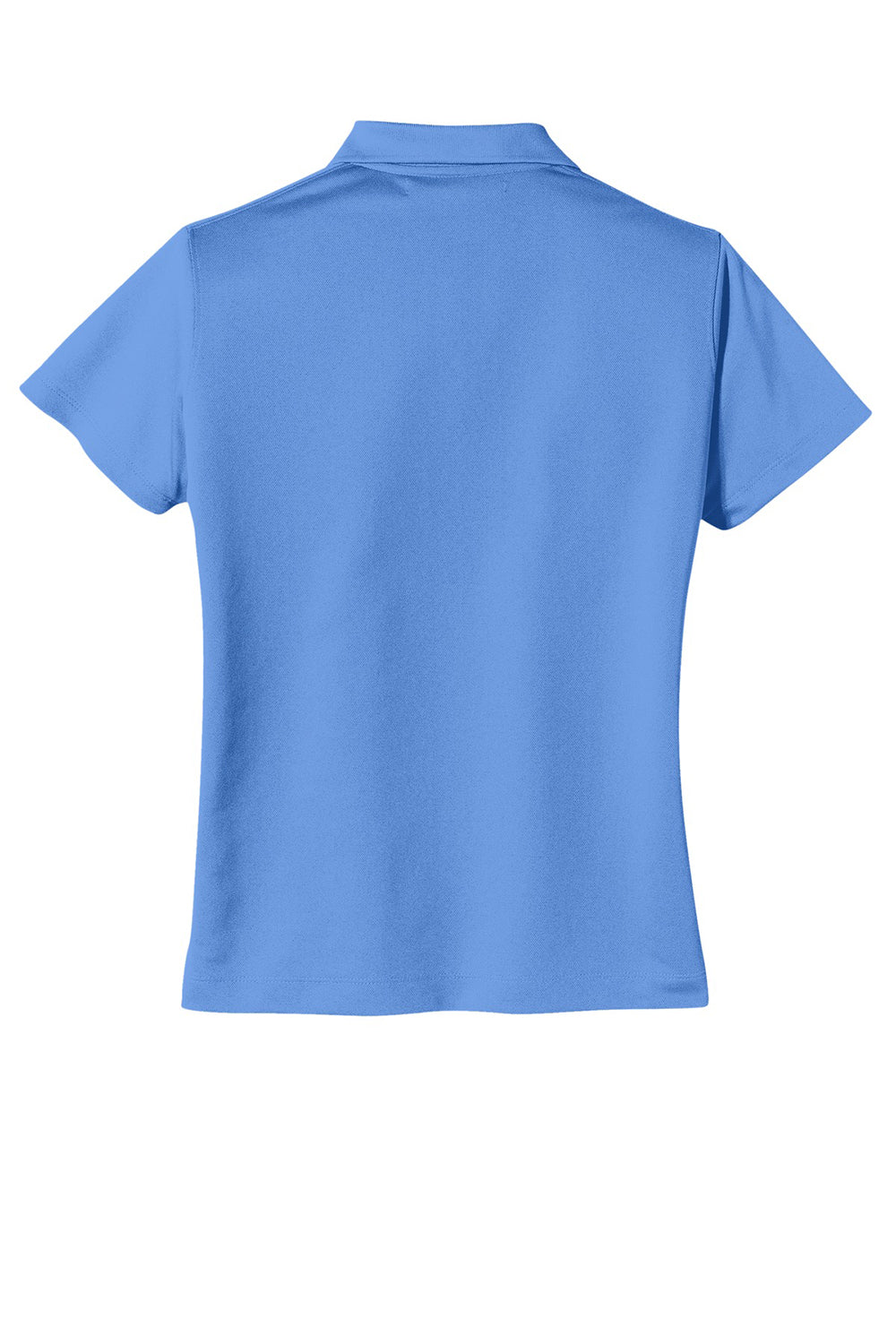 Nike 203697 Womens Tech Basic Dri-Fit Moisture Wicking Short Sleeve Polo Shirt University Blue Flat Back
