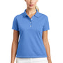 Nike Womens Tech Basic Dri-Fit Moisture Wicking Short Sleeve Polo Shirt - University Blue