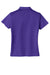 Nike 203697 Womens Tech Basic Dri-Fit Moisture Wicking Short Sleeve Polo Shirt Varsity Purple Flat Back
