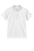 Nike 203697 Womens Tech Basic Dri-Fit Moisture Wicking Short Sleeve Polo Shirt White Flat Front