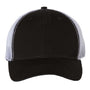 Valucap Hats Mens Bio-Washed Adjustable Trucker Hat - Black/White