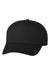 Valucap Hats 8869 Mens 5 Panel Twill Snapback Hat Black Flat Front