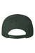 Valucap Hats 8869 Mens 5 Panel Twill Snapback Hat Forest Green Flat Back