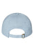 Valucap Hats VC300A Mens Adult Bio-Washed Classic Adjustable Dad Hat Baby Blue Flat Back