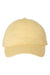 Valucap Hats VC300A Mens Adult Bio-Washed Classic Adjustable Dad Hat Butter Yellow Flat Front