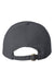 Valucap Hats VC300A Mens Adult Bio-Washed Classic Adjustable Dad Hat Charcoal Grey Flat Back