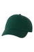 Valucap Hats VC300A Mens Adult Bio-Washed Classic Adjustable Dad Hat Forest Green Flat Front