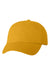Valucap Hats VC300A Mens Adult Bio-Washed Classic Adjustable Dad Hat Gold Flat Front