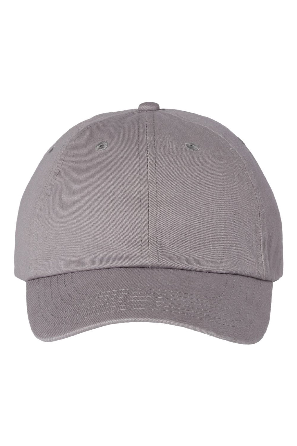 Valucap Hats VC300A Mens Adult Bio-Washed Classic Adjustable Dad Hat Grey Flat Front