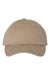 Valucap Hats VC300A Mens Adult Bio-Washed Classic Adjustable Dad Hat Khaki Brown Flat Front