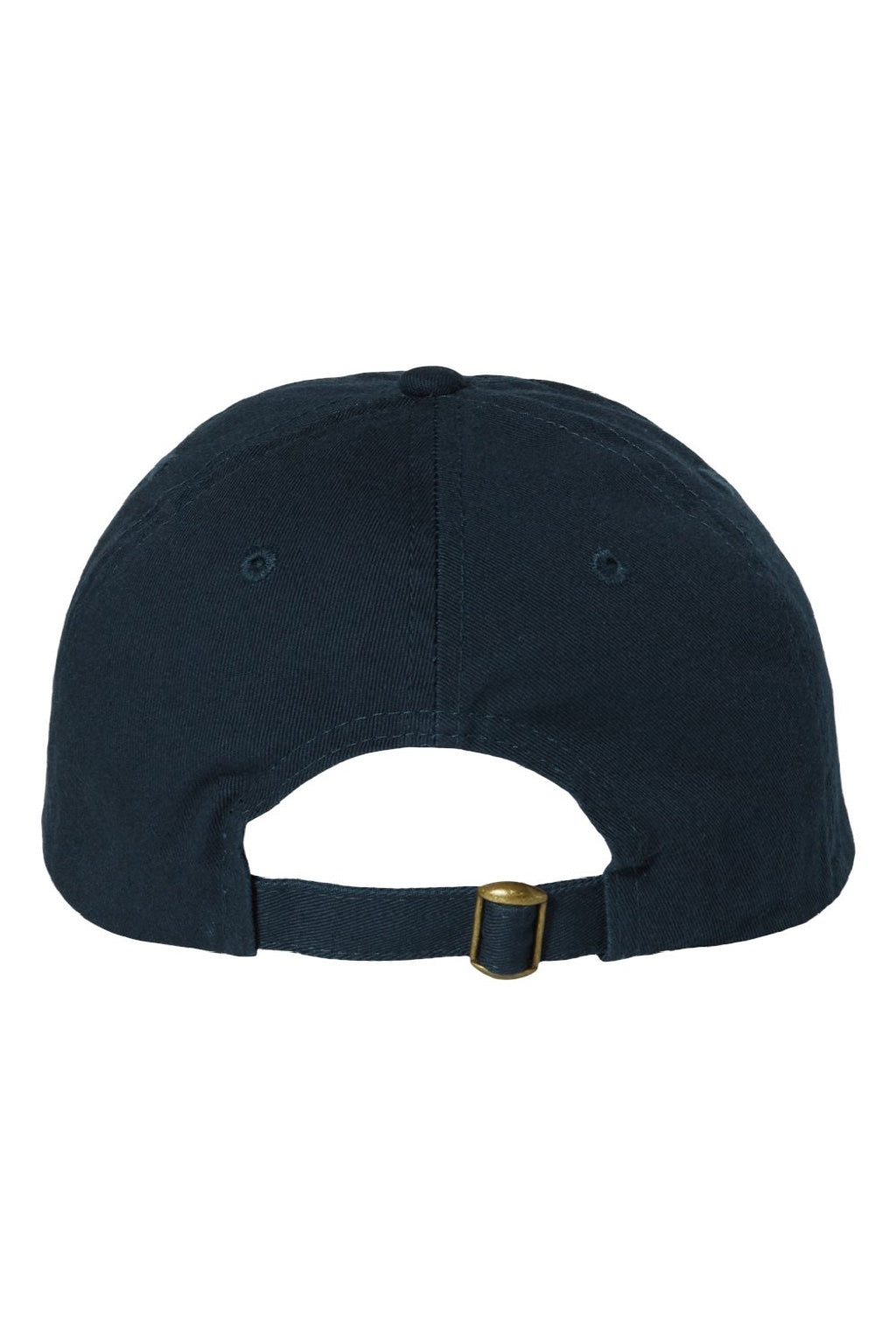 Valucap Hats VC300A Mens Adult Bio-Washed Classic Adjustable Dad Hat Navy Blue Flat Back