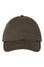 Valucap Hats VC300A Mens Adult Bio-Washed Classic Adjustable Dad Hat Olive Green Flat Front