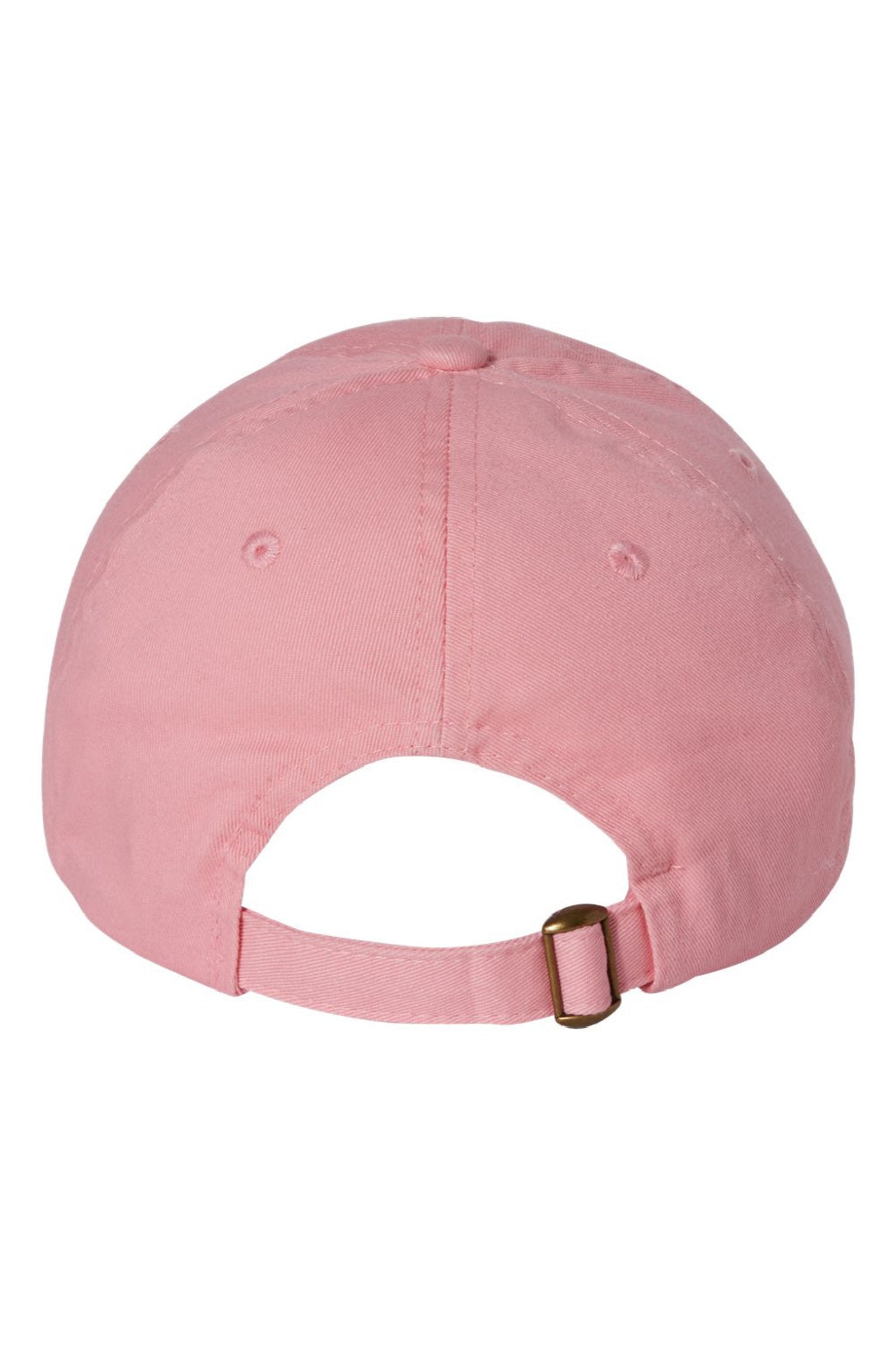 Valucap Hats VC300A Mens Adult Bio-Washed Classic Adjustable Dad Hat Pink Flat Back