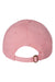 Valucap Hats VC300A Mens Adult Bio-Washed Classic Adjustable Dad Hat Pink Flat Back