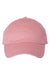 Valucap Hats VC300A Mens Adult Bio-Washed Classic Adjustable Dad Hat Pink Flat Front