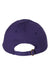 Valucap Hats VC300A Mens Adult Bio-Washed Classic Adjustable Dad Hat Purple Flat Back