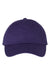 Valucap Hats VC300A Mens Adult Bio-Washed Classic Adjustable Dad Hat Purple Flat Front